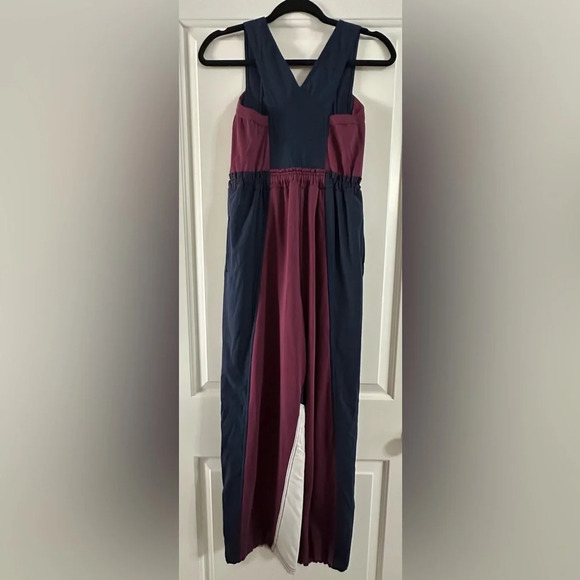 NWOT Daily Practice by Anthropologie Colorblock
Utility Jumpsuit Plum - Picture 6 of 10